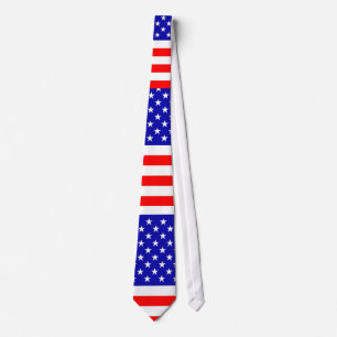 Patriotisk stars och stripesTie Slips