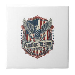 Patriotisk statlig stolthet Serie Vector Graphic T Kakelplatta