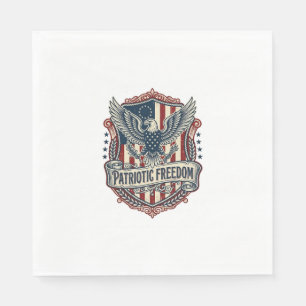 Patriotisk statlig stolthet serie vektor grafisk t pappersservett