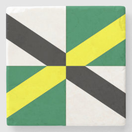 Patriotisk sten underlägg med Flagga Monterey