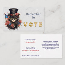 Patriotisk stjärnspäckad kattvotering
