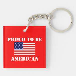 Patriotisk Stolt över att vara amerikan Röd Vit oc