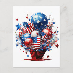 Patriotisk stolthet vykort