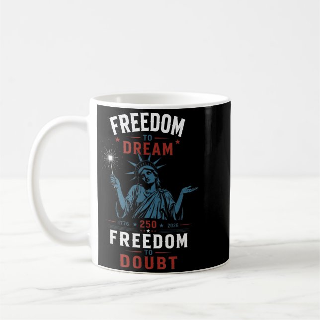 Patriotisk stolthetsvision kaffemugg (Vänster)