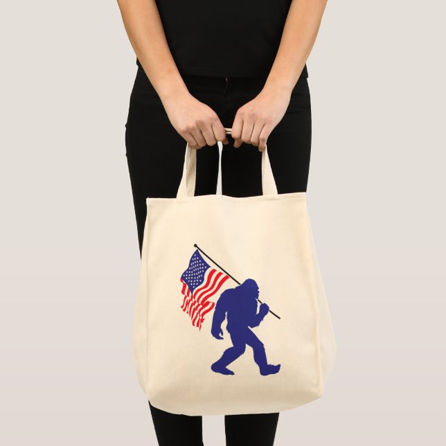 Patriotisk Stor Fot Tygkasse (Framsida (produkt))