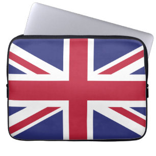Patriotisk Storbritannien-flagga Laptop Sleeve