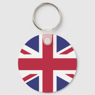 Patriotisk Storbritannien-flagga Nyckelring