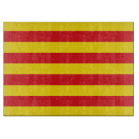 Patriotisk styckningsstyrelse med Flagga av Katalo