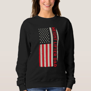 Patriotisk styrketräning Bodybuilder Tyngd T Shirt