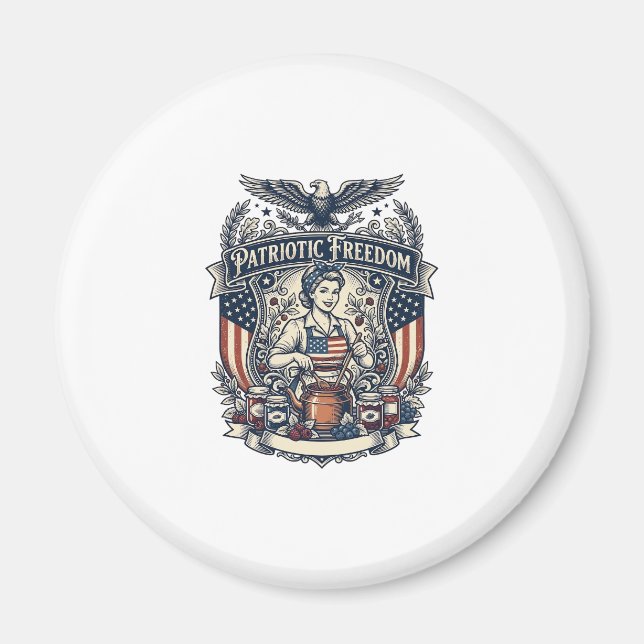 Patriotisk syltmakare magnet (Framsidan)