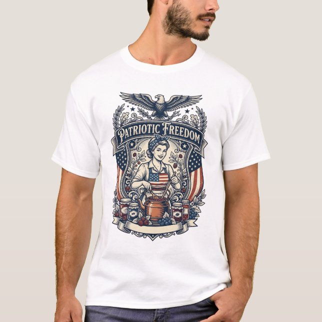 Patriotisk syltmakare t shirt (Framsida)