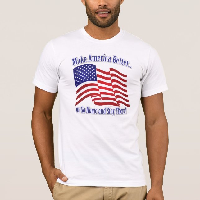 Patriotisk t-skjorta t shirt (Framsida)