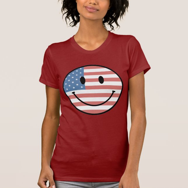 Patriotisk t-skjorta tee (Framsida)