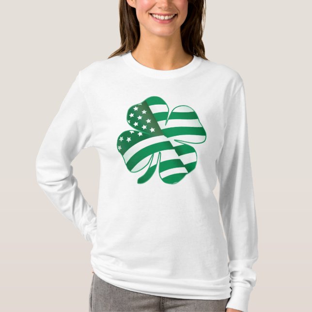 Patriotisk T-tröja för Shamrock II Tee (Framsida)