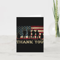 Patriotisk Tack Soldater Veteraner Amerikansk Flag