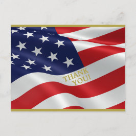 Patriotisk ... TACK! Vykort