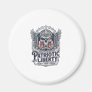 Patriotisk Taktisk Örn Skalle Militär Inspirerad S Magnet
