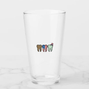 Patriotisk Tandläkare Tand Vintage Leopard Tröja D Glaskopp