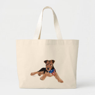 Patriotisk Terrier Valp Jumbo Tygkasse