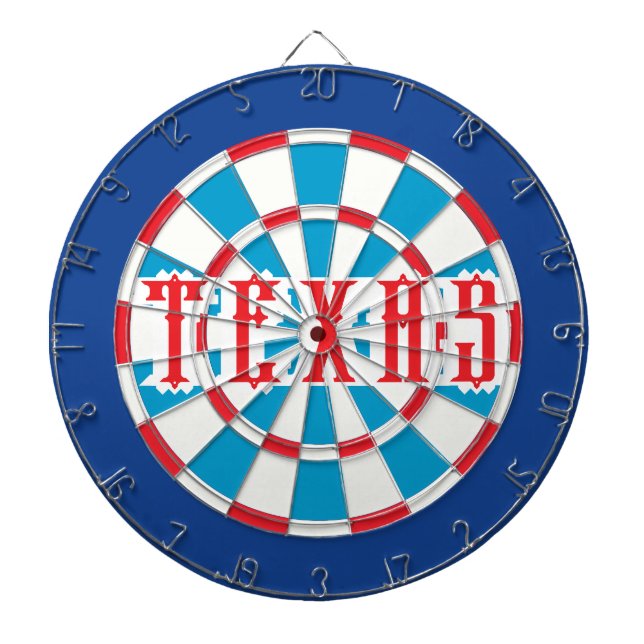Patriotisk TEXAS Americana Darttavla (Framsidan)