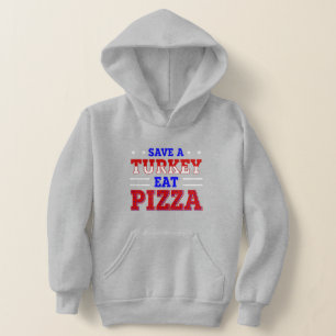 patriotisk thanksgiving spara turkey pizza t shirt