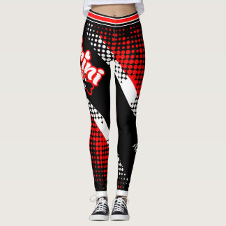 Patriotisk Trinidad & Tobago Flag Trini till märge Leggings