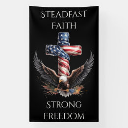 Patriotisk tro och frihet Örn Konstverk