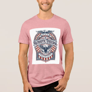 Patriotisk tro över rädsla USA Vector Graphic Tee