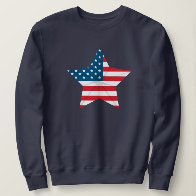 Patriotisk tröja för kvinnor (Design framsida)