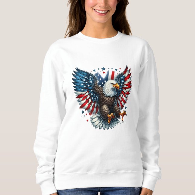 Patriotisk tröja för kvinnor (Framsida)