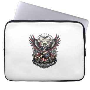 Patriotisk Trummis För Frihetsmusik Rock Metal Pat Laptop Fodral