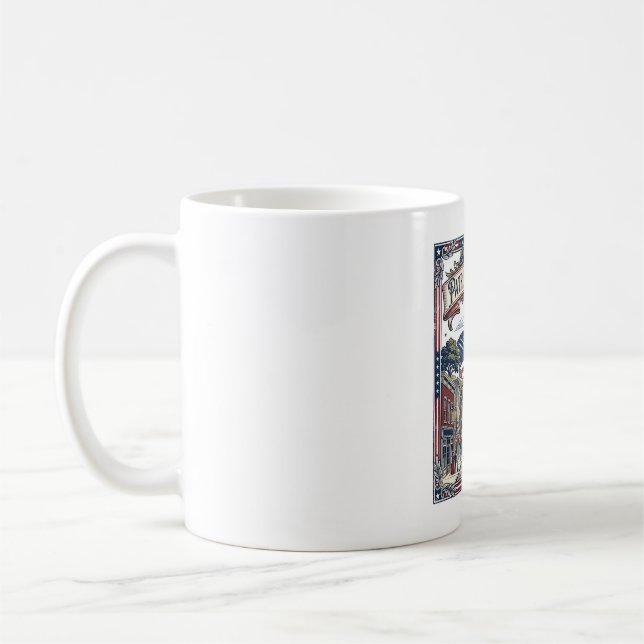 Patriotisk Tvål Tillverkare Kaffemugg (Vänster)