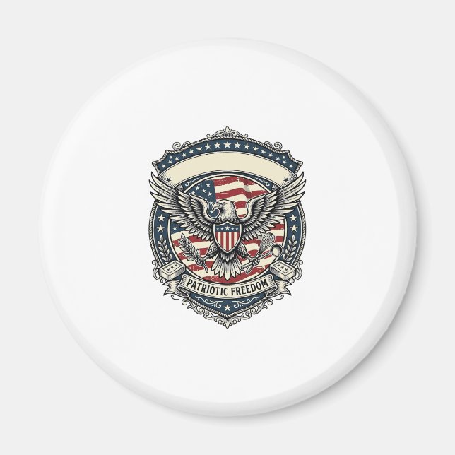 Patriotisk tvålmakare  magnet (Framsidan)
