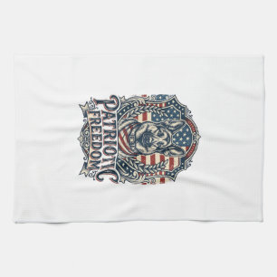Patriotisk tysk schäfervektorgrafik T-shirt_1 Kökshandduk