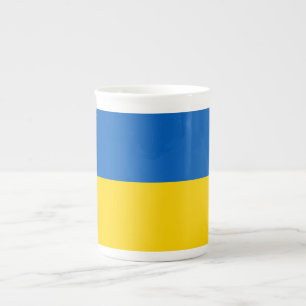 Patriotisk Ukraina flaggaukrainare Benporslin Mugg