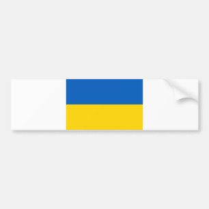 Patriotisk Ukraina flaggaukrainare Bildekal