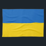 Patriotisk ukrainsk flagga kökshandduk<br><div class="desc">Patriotisk flagga av Ukraina.</div>