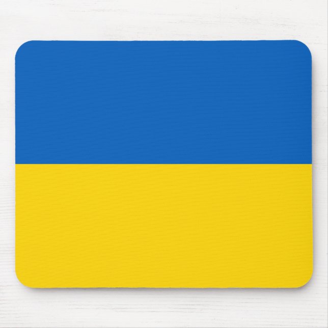 Patriotisk ukrainsk flagga musmatta (Framsidan)
