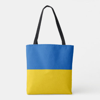 Patriotisk ukrainsk flagga tygkasse