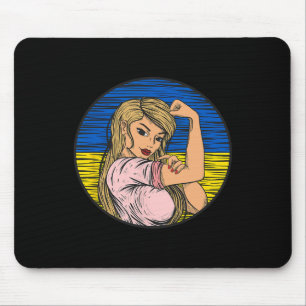 Patriotisk ukrainsk flagga Ukraina Stolt ukrainsk Musmatta