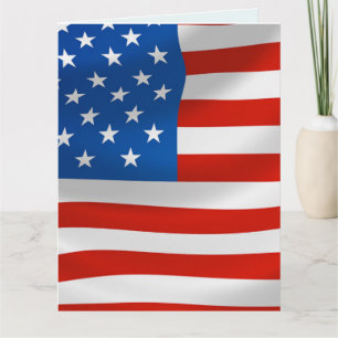 PATRIOTISK UNDERBAR AMERIKANN USA FÖDELSEDAGSKORT KORT