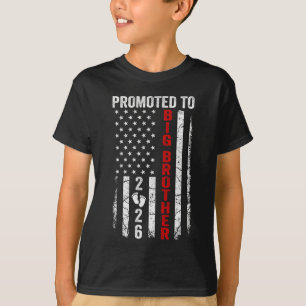 Patriotisk Uppflyttad Till Storebror 2026 Första G T Shirt
