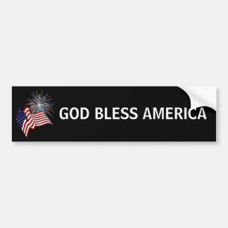 Patriotisk US-bildekal Bildekal