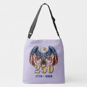 Patriotisk USA 250 år frihet örn axelväskan Axelväska