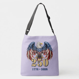 Patriotisk USA 250 år frihet örn axelväskan Axelväska