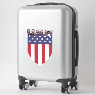Patriotisk USA amerikansk flagga Klistermärken
