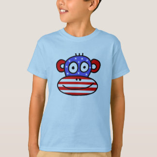 Patriotisk USA apa T Shirt