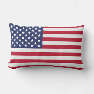 Patriotisk USA Flagg Kuddcover – Amerikansk Stolth Lumbarkudde