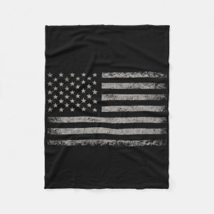 Patriotisk Usa-flagga 4:e juli för män kvinnor bar Fleecefilt