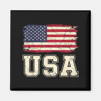 Patriotisk usa flagga amerikansk flagga usa 4 juli magnet